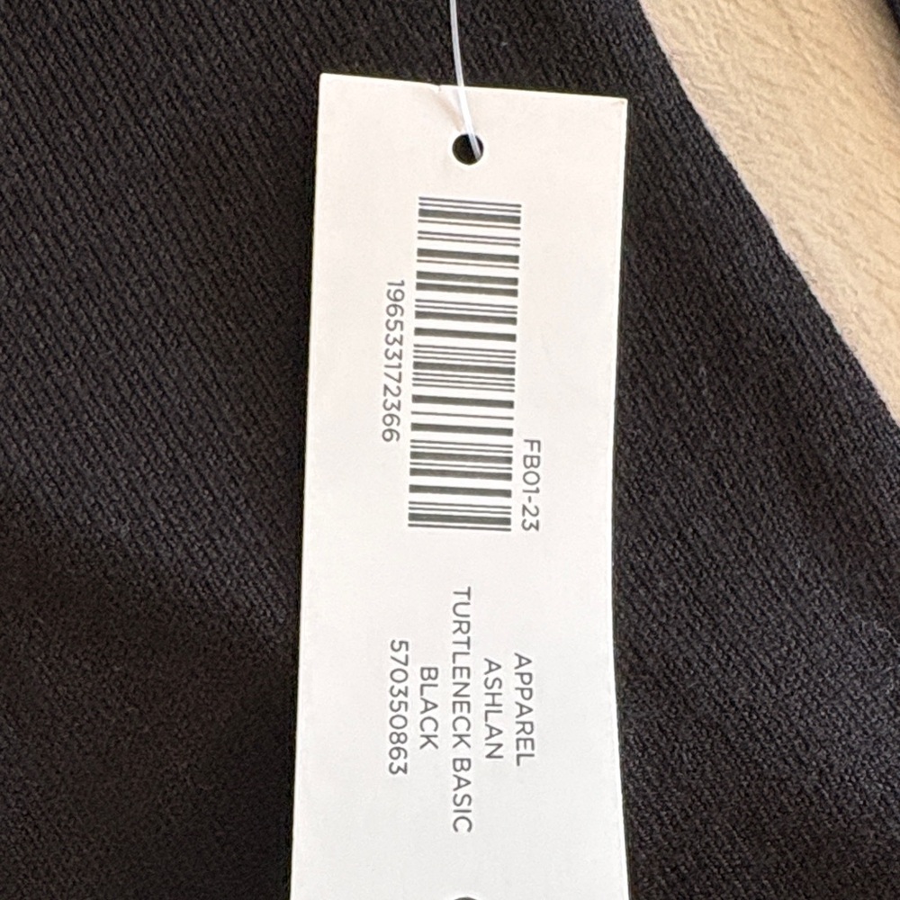 Chico's Classic Black Turtleneck Sweater - Picture 2 of 3